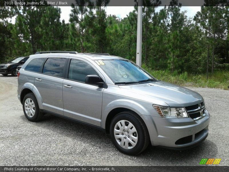 Billet / Black 2018 Dodge Journey SE