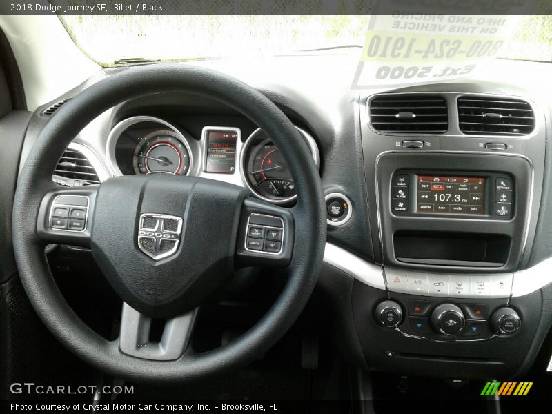 Billet / Black 2018 Dodge Journey SE