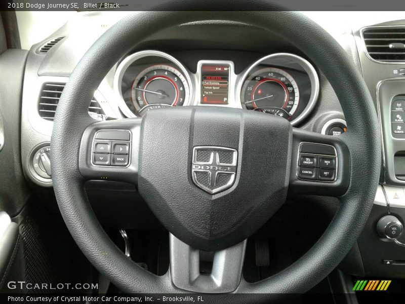 Billet / Black 2018 Dodge Journey SE