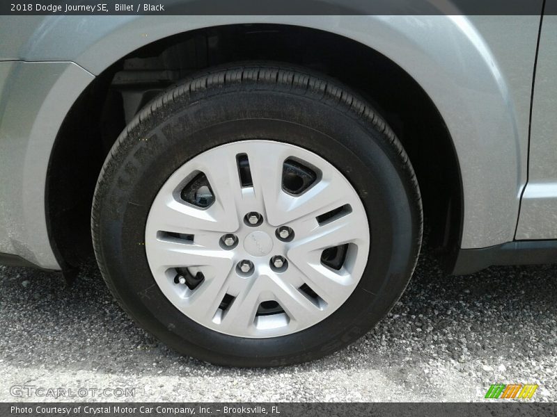 Billet / Black 2018 Dodge Journey SE