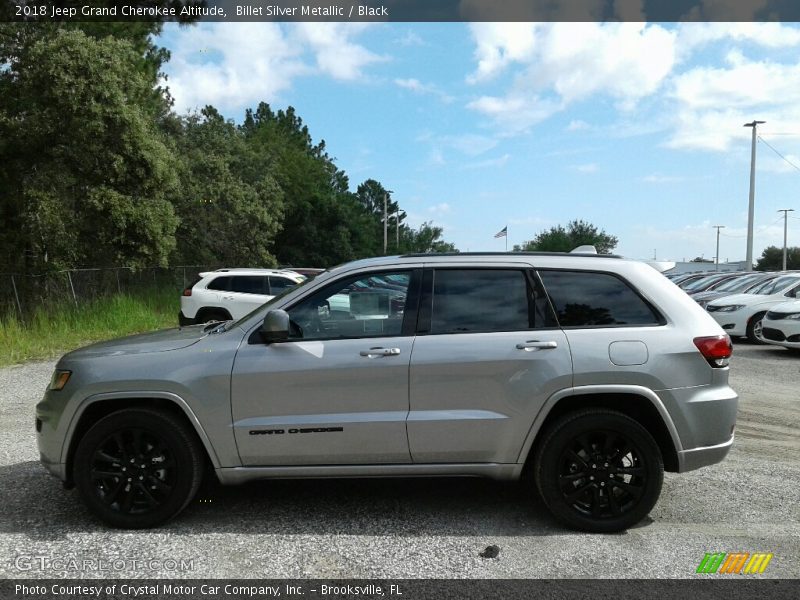 Billet Silver Metallic / Black 2018 Jeep Grand Cherokee Altitude