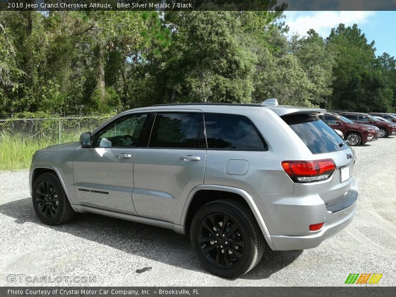 Billet Silver Metallic / Black 2018 Jeep Grand Cherokee Altitude