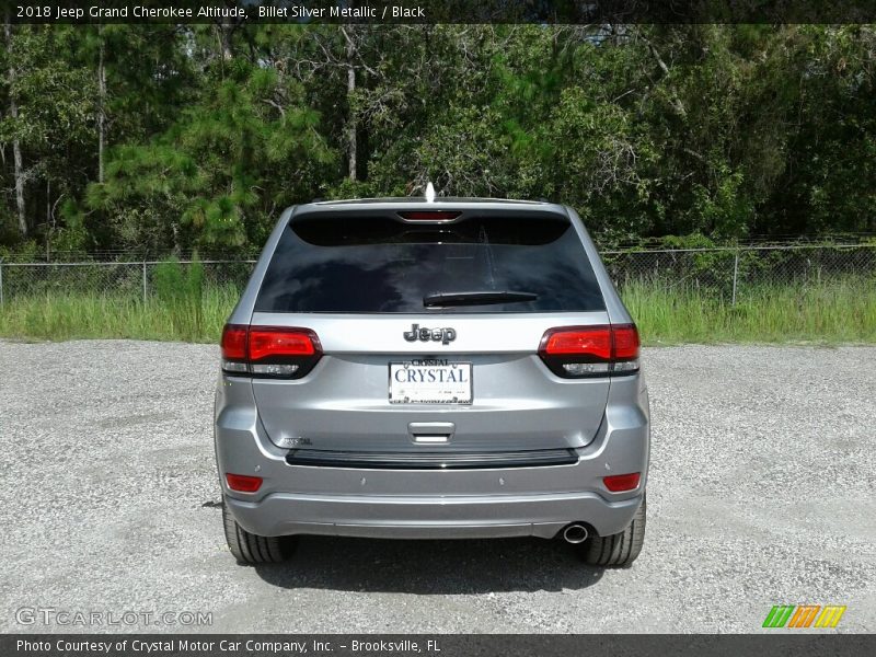 Billet Silver Metallic / Black 2018 Jeep Grand Cherokee Altitude