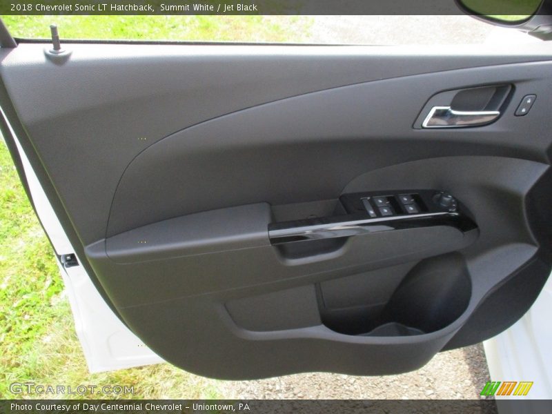 Summit White / Jet Black 2018 Chevrolet Sonic LT Hatchback