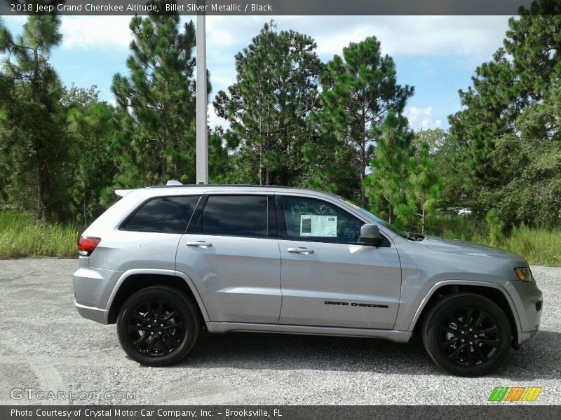 Billet Silver Metallic / Black 2018 Jeep Grand Cherokee Altitude