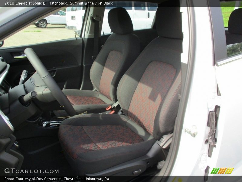 Summit White / Jet Black 2018 Chevrolet Sonic LT Hatchback