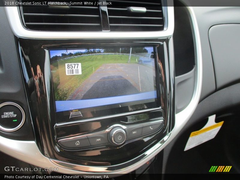 Summit White / Jet Black 2018 Chevrolet Sonic LT Hatchback