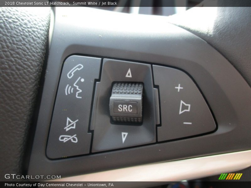 Summit White / Jet Black 2018 Chevrolet Sonic LT Hatchback