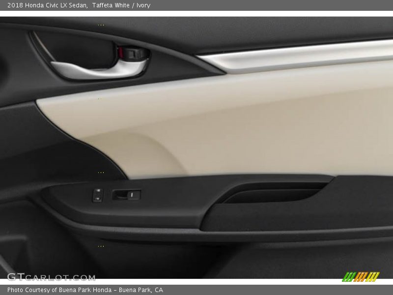 Taffeta White / Ivory 2018 Honda Civic LX Sedan