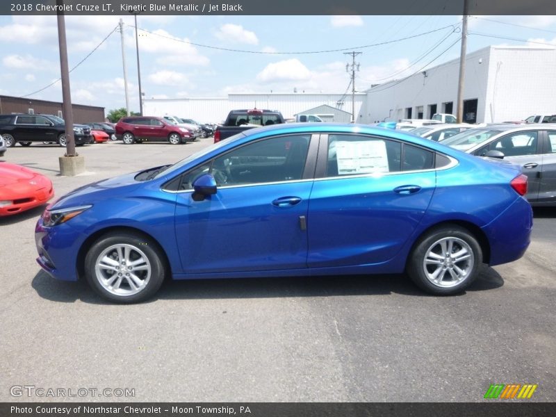 Kinetic Blue Metallic / Jet Black 2018 Chevrolet Cruze LT