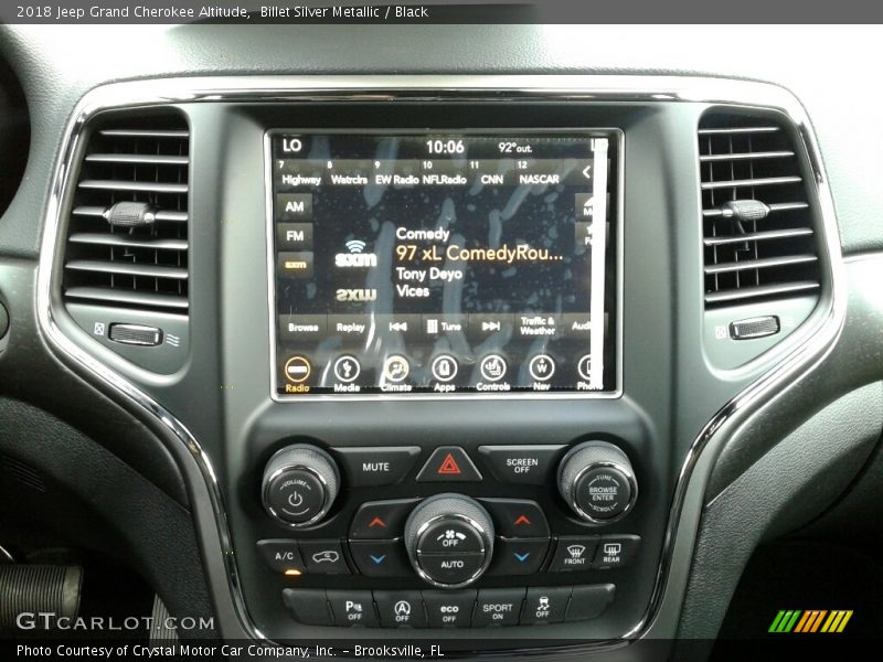 Billet Silver Metallic / Black 2018 Jeep Grand Cherokee Altitude