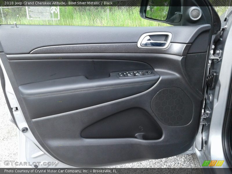Billet Silver Metallic / Black 2018 Jeep Grand Cherokee Altitude