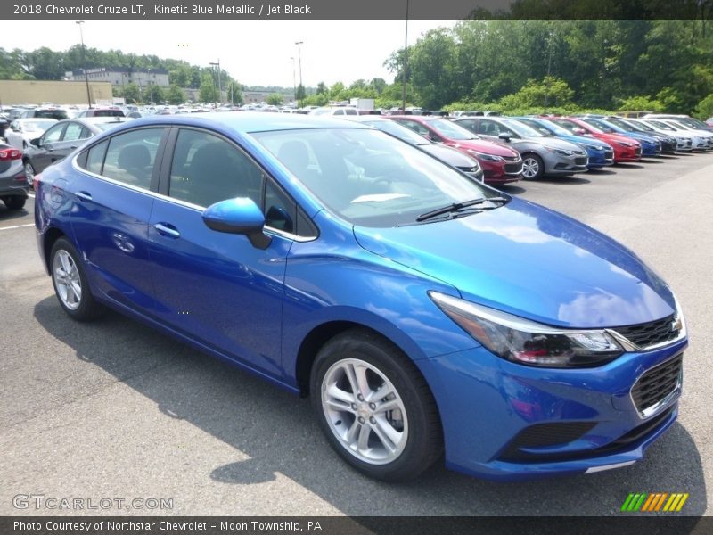 Kinetic Blue Metallic / Jet Black 2018 Chevrolet Cruze LT