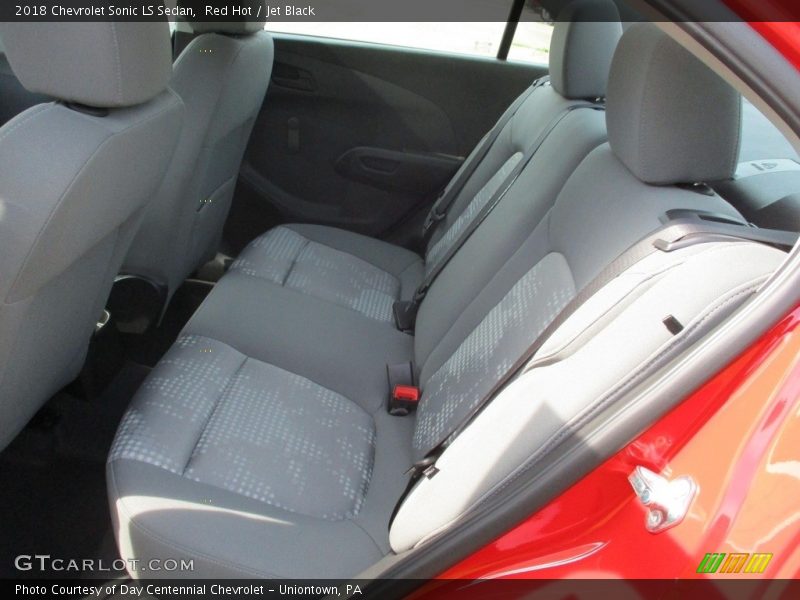 Red Hot / Jet Black 2018 Chevrolet Sonic LS Sedan