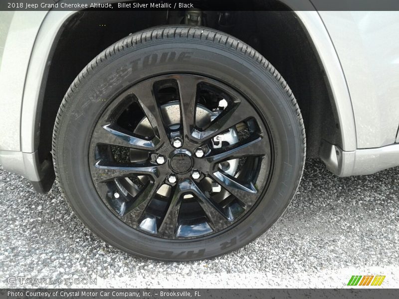 Billet Silver Metallic / Black 2018 Jeep Grand Cherokee Altitude