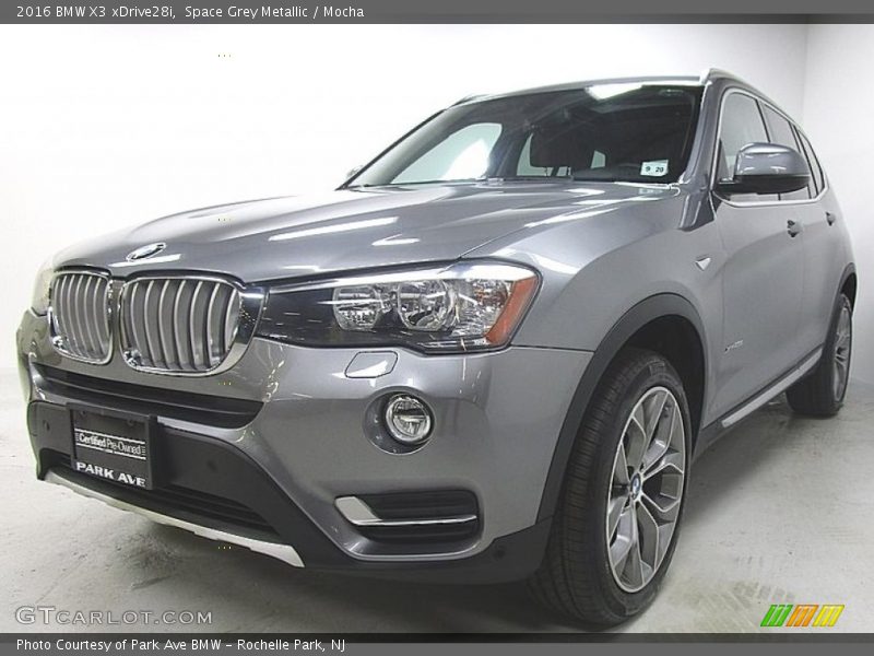 Space Grey Metallic / Mocha 2016 BMW X3 xDrive28i