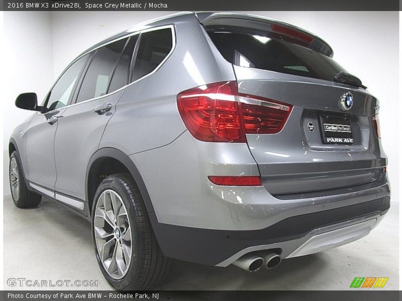 Space Grey Metallic / Mocha 2016 BMW X3 xDrive28i