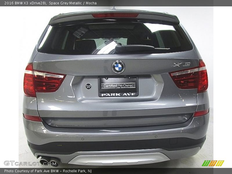 Space Grey Metallic / Mocha 2016 BMW X3 xDrive28i