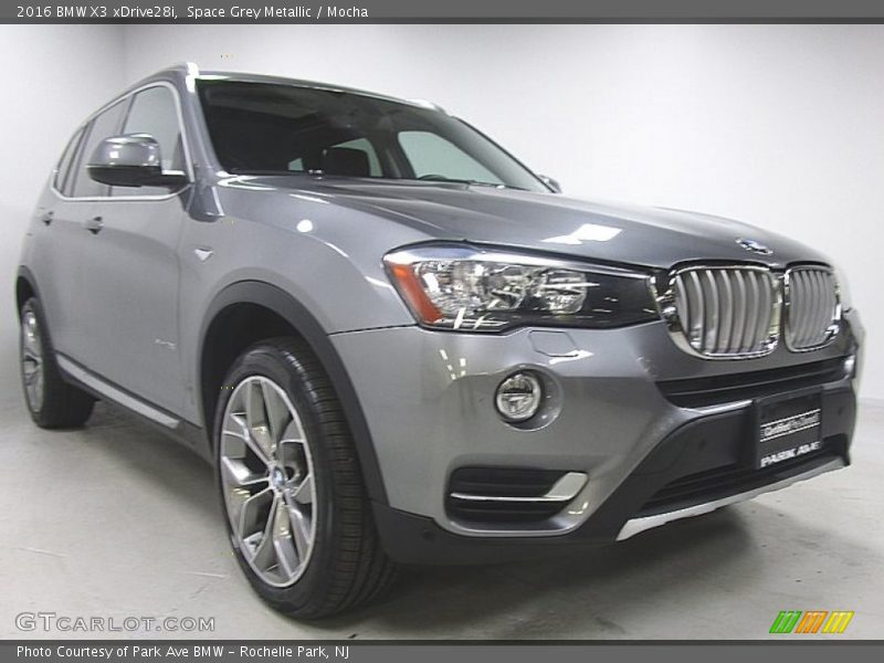 Space Grey Metallic / Mocha 2016 BMW X3 xDrive28i