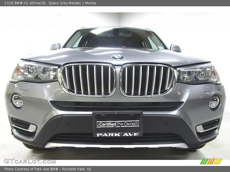 Space Grey Metallic / Mocha 2016 BMW X3 xDrive28i
