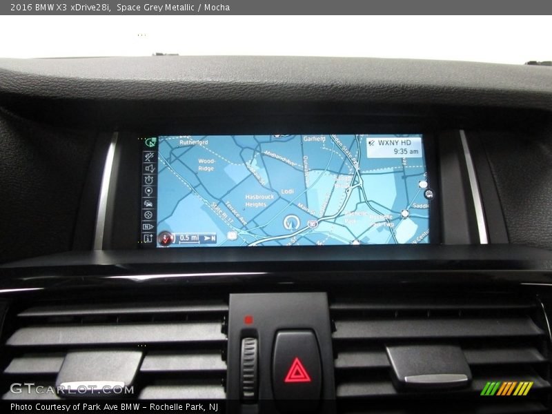 Space Grey Metallic / Mocha 2016 BMW X3 xDrive28i