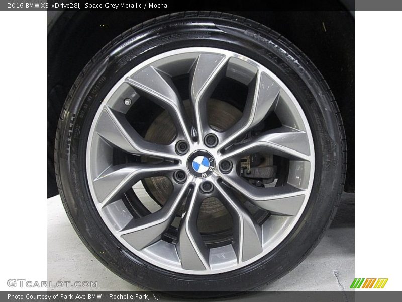 Space Grey Metallic / Mocha 2016 BMW X3 xDrive28i