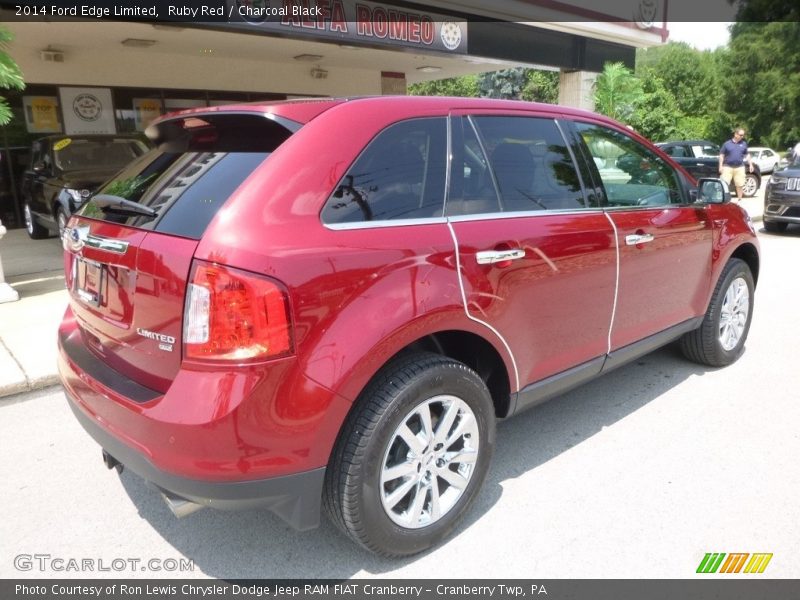 Ruby Red / Charcoal Black 2014 Ford Edge Limited