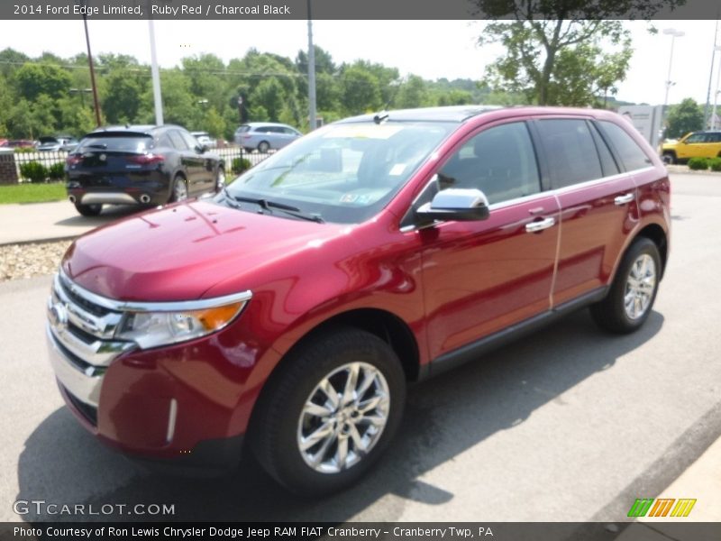 Ruby Red / Charcoal Black 2014 Ford Edge Limited