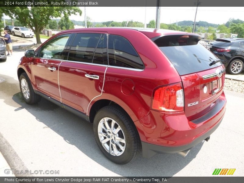 Ruby Red / Charcoal Black 2014 Ford Edge Limited