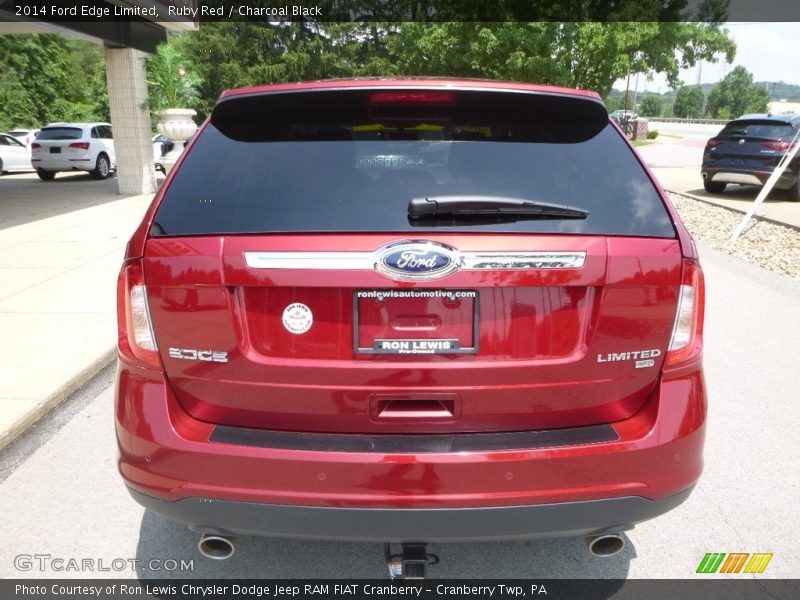 Ruby Red / Charcoal Black 2014 Ford Edge Limited