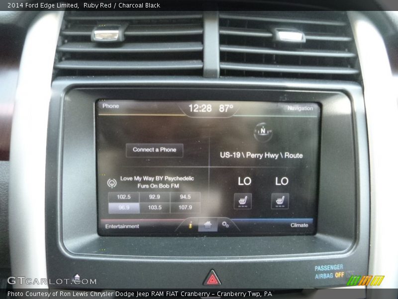 Ruby Red / Charcoal Black 2014 Ford Edge Limited