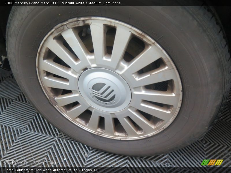 Vibrant White / Medium Light Stone 2008 Mercury Grand Marquis LS