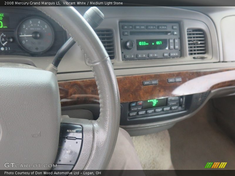 Vibrant White / Medium Light Stone 2008 Mercury Grand Marquis LS