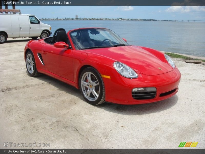 Guards Red / Black 2005 Porsche Boxster S