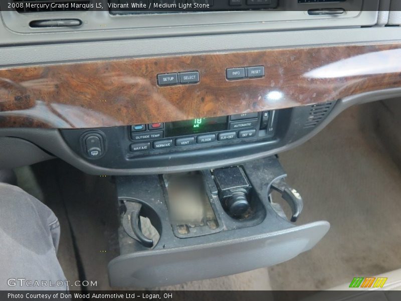 Vibrant White / Medium Light Stone 2008 Mercury Grand Marquis LS