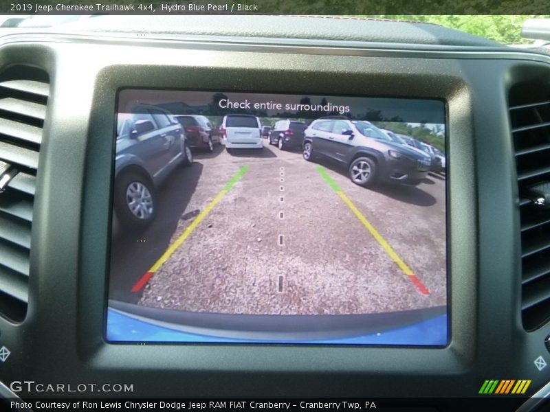 Hydro Blue Pearl / Black 2019 Jeep Cherokee Trailhawk 4x4