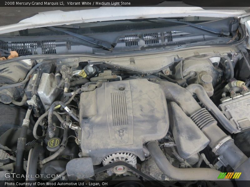 Vibrant White / Medium Light Stone 2008 Mercury Grand Marquis LS