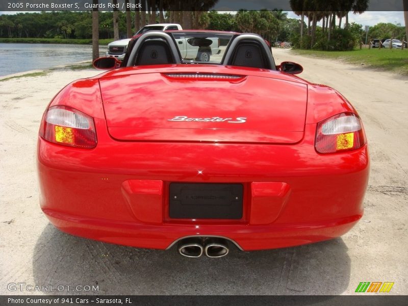 Guards Red / Black 2005 Porsche Boxster S