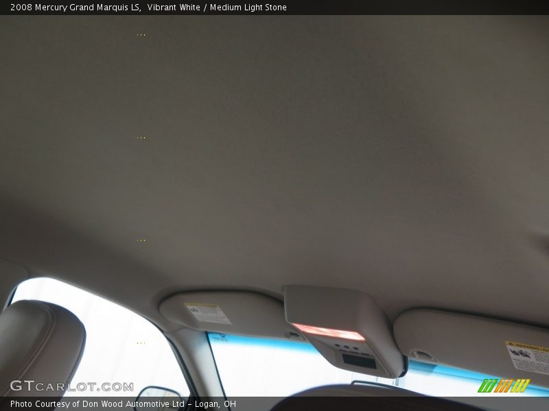 Vibrant White / Medium Light Stone 2008 Mercury Grand Marquis LS