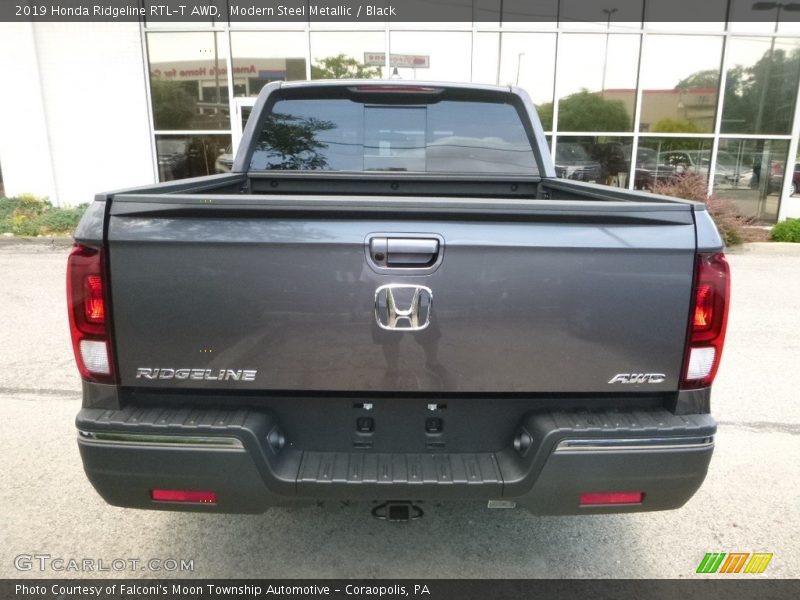 Modern Steel Metallic / Black 2019 Honda Ridgeline RTL-T AWD