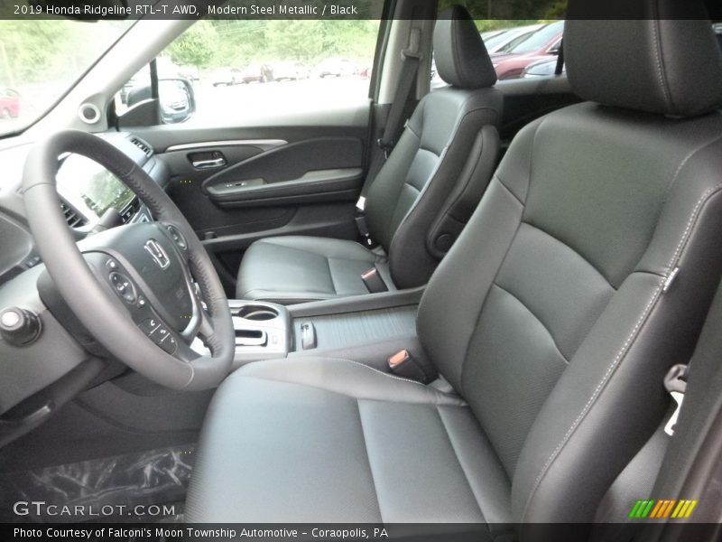 Front Seat of 2019 Ridgeline RTL-T AWD