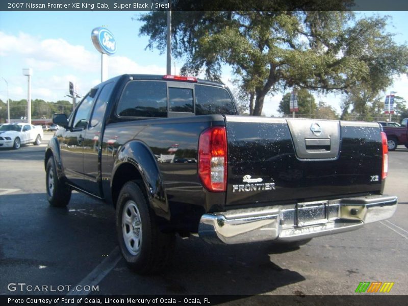 Super Black / Steel 2007 Nissan Frontier XE King Cab