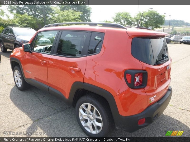 Omaha Orange / Black 2018 Jeep Renegade Latitude 4x4