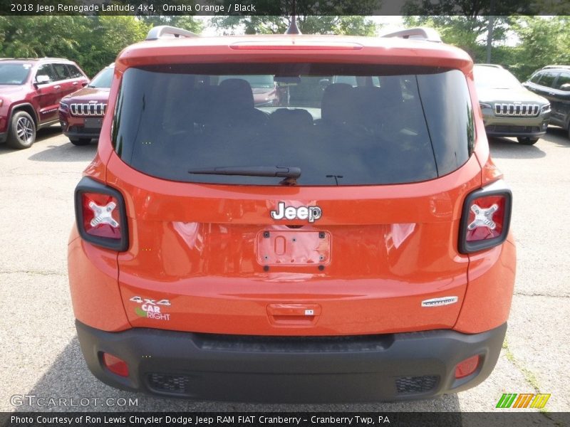 Omaha Orange / Black 2018 Jeep Renegade Latitude 4x4