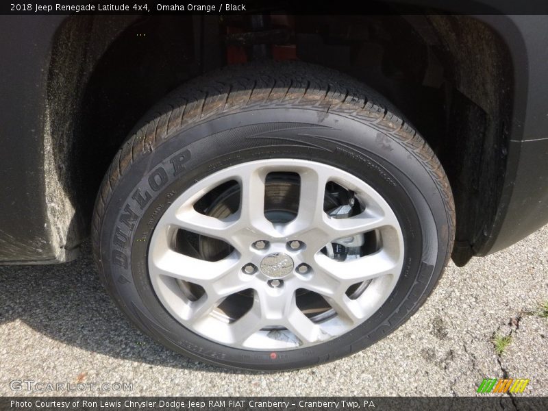 Omaha Orange / Black 2018 Jeep Renegade Latitude 4x4