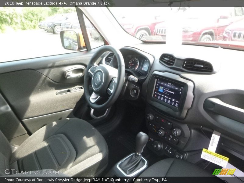 Omaha Orange / Black 2018 Jeep Renegade Latitude 4x4