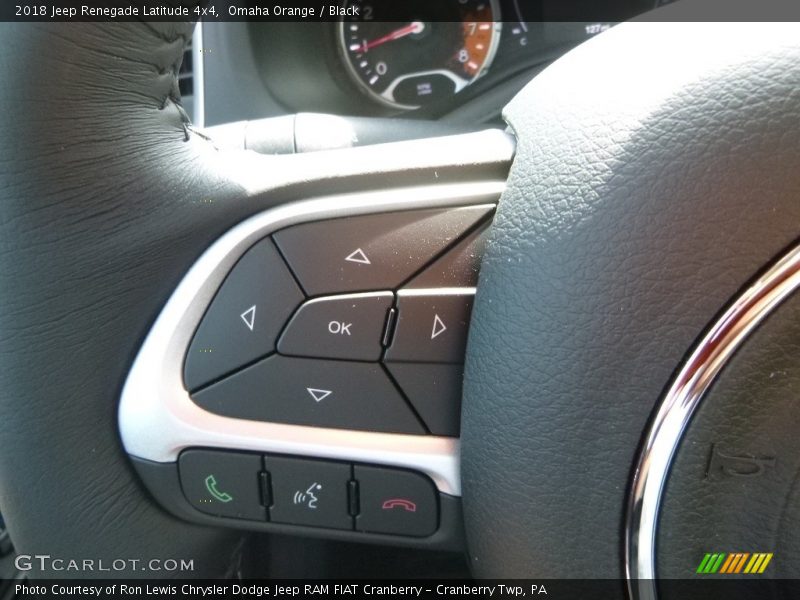 Omaha Orange / Black 2018 Jeep Renegade Latitude 4x4
