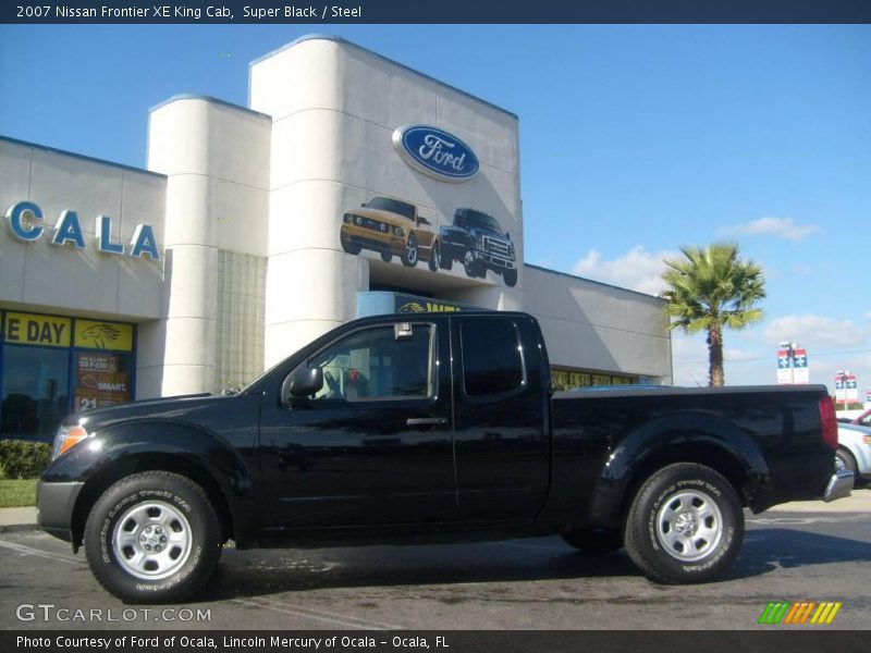 Super Black / Steel 2007 Nissan Frontier XE King Cab