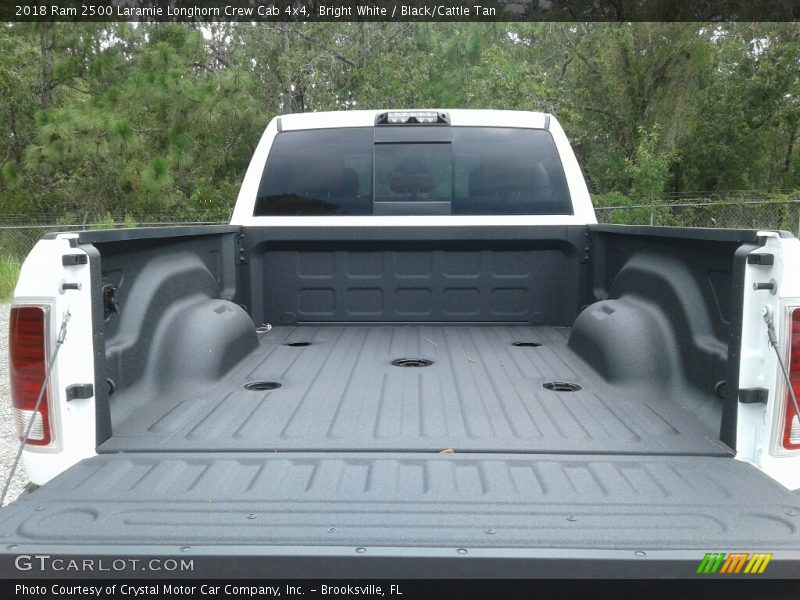 Bright White / Black/Cattle Tan 2018 Ram 2500 Laramie Longhorn Crew Cab 4x4