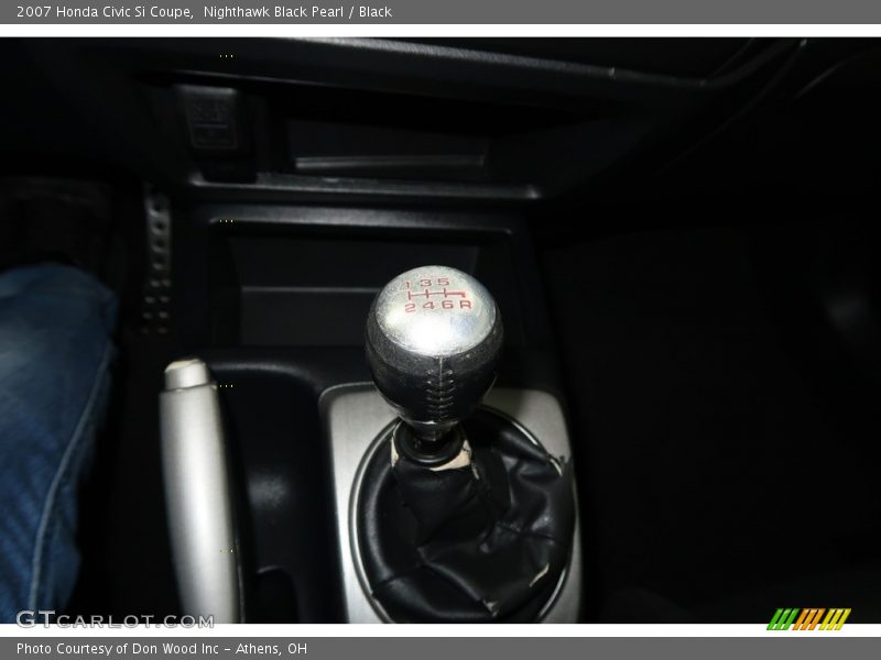 Nighthawk Black Pearl / Black 2007 Honda Civic Si Coupe